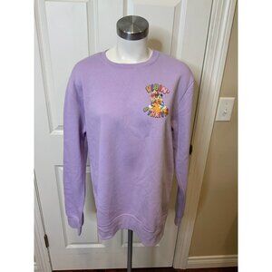 Disney Vibin’ and Thrivin’ Mickey and Friends Crewneck Sweatshirt Size Medium